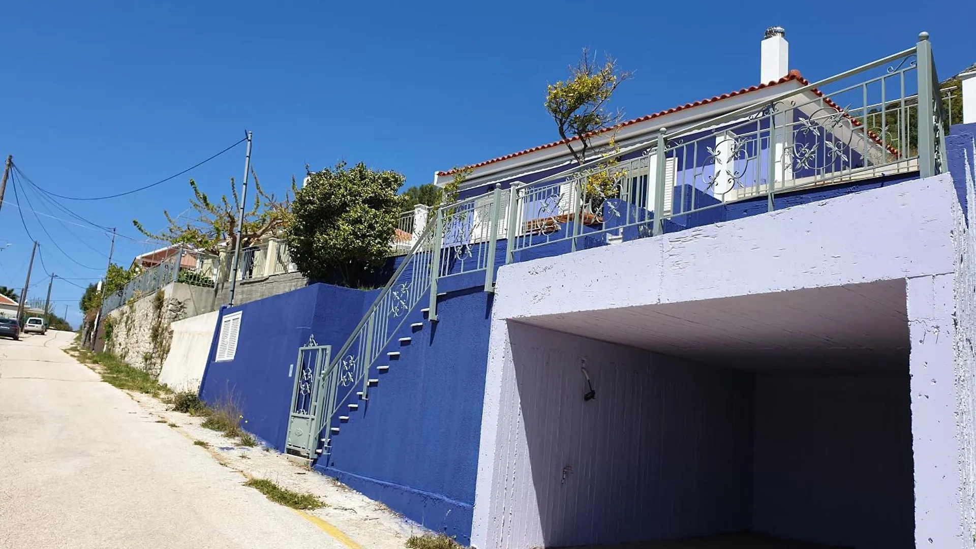 Vila The Ionian Blue House Fully Equipped 3Br House Andipáta Řecko